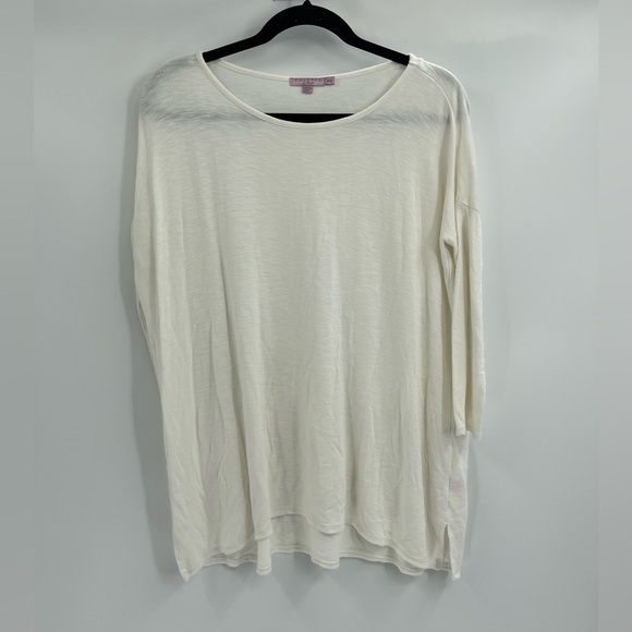 Women’s Calypso St. Barth White Viscose Tunic Blouse Top Size Xs - Picture 1 of 9